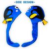 Finding Nemo Pyoko Pyoko Plush Toy with Hat, Approx. 64cm, Includes Toy Diamond (Dory (Blue))