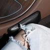 Коленная подушка для автомобиля, мягкая кожаная накладка на подлокотник двери автомобиля для поддержки колена, ноги и локтя, универсальная подушка на центральную консоль автомобиля