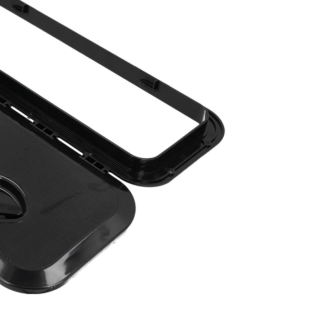 Deck Access   Inspection Cover 180 degrees  Hinged Lid Anti UV with Lock for Marine Boat 24 x 9.5in(White )