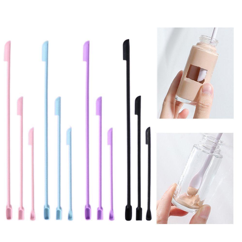 Kitchen Accessories Cosmetic Silicone Spatula Deep Bottle Scraper Makeup Brushes Cosmetics Spoon