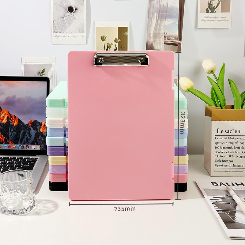 Прозрачная пластиковая многофункциональная коробка для хранения файлов формата А4 и папка для контрольных работ