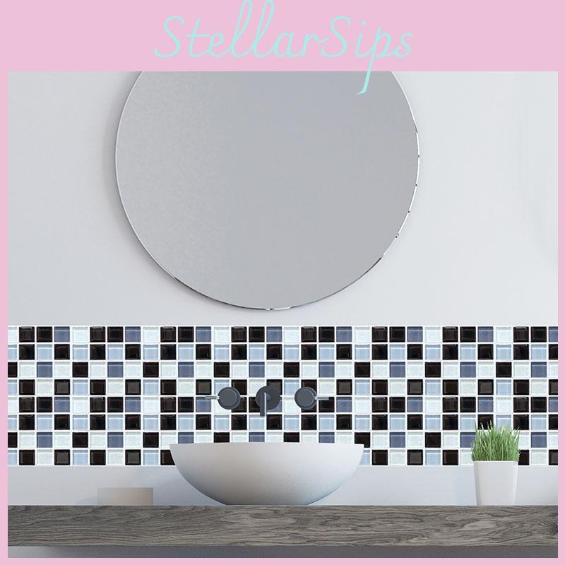 Универсальные 3D мозаичные самоклеящиеся настенные стикеры, идеально подходящие для кухни и гостиной