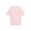 Li Ning SS22 Cherry Blossom Series Loose Short Sleeve Round Neck T-Shirt Women Tops Pink AHSS912-2