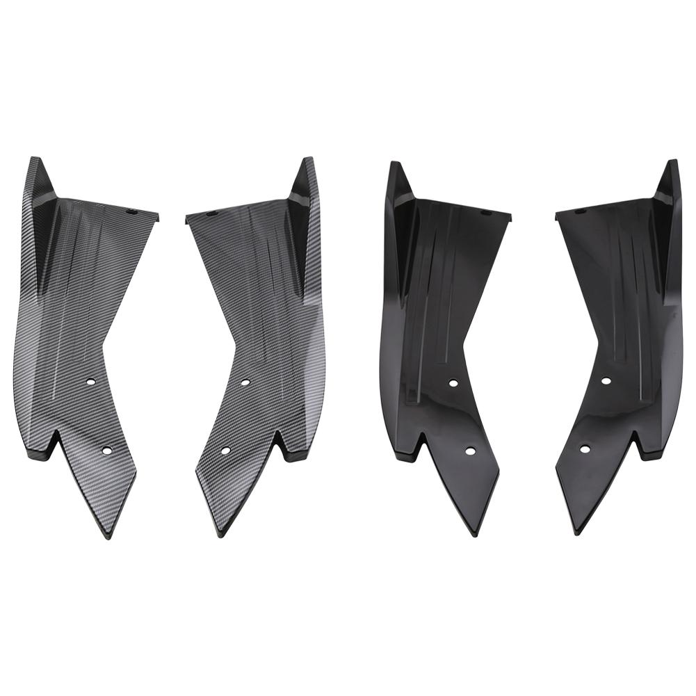 Универсальный протектор заднего бампера Canards Splitter Боковая защита бампера Наклейка на автомобильная защита Аксессуары Крышка Юбка Комплекты кузова