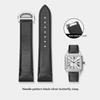 19 мм 21 мм Ремешок для часов для Cartier Santos WSSA0010 WSSA0009 WSSA0029 Ремешок для часов с быстросъемным креплением Мужской Кожаный ремешок с узором под крокодила