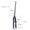 SILVEROCK 02D Алюминиевая вилка 20" 406 451 Дисковый ободной тормоз для Мини-велосипеда BMX Жесткие вилки 1 1/8" 28,6 мм