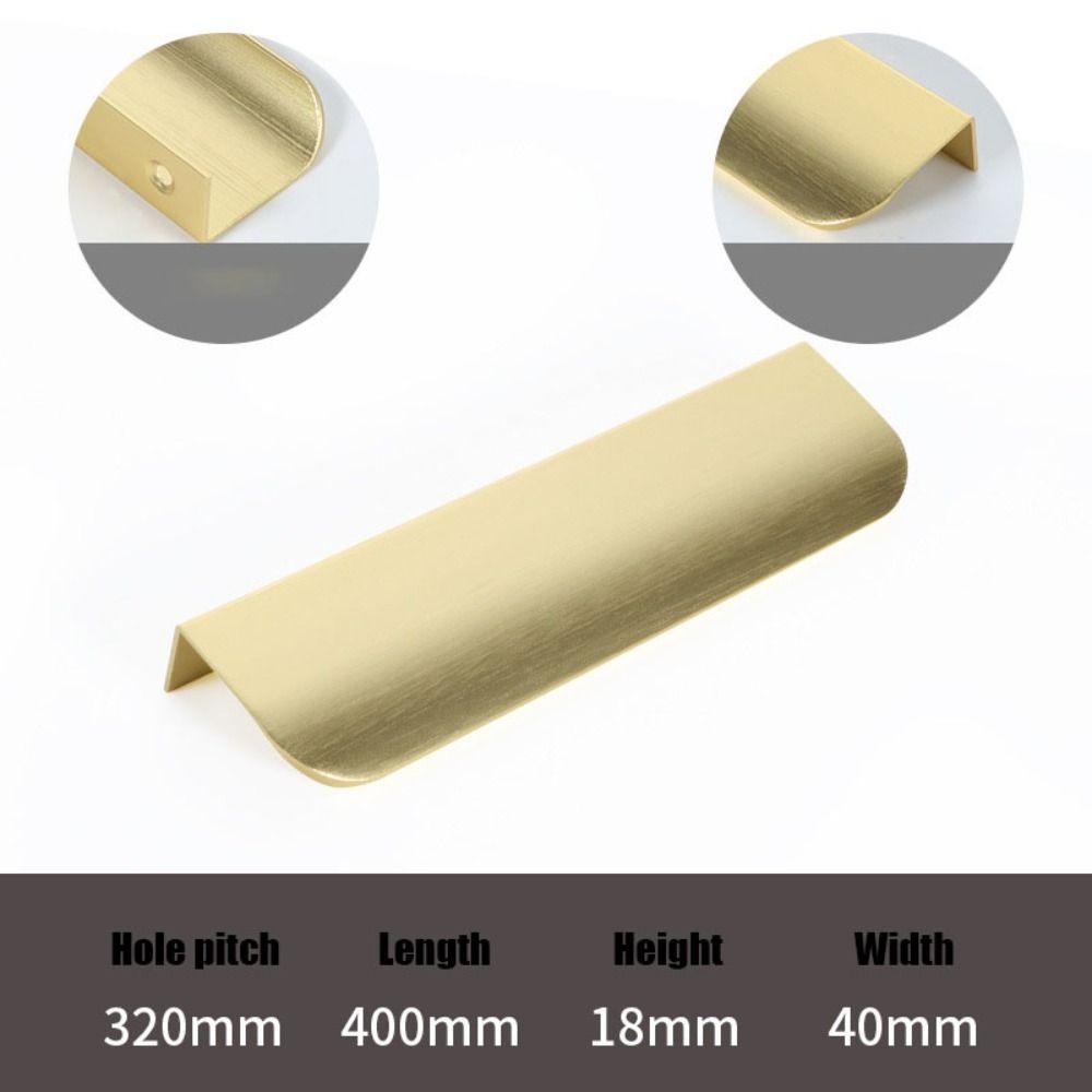 Дверная ручка с двойным отверстием, черная/золотая/серая, для шкафа с длинной ручкой, скрытая ручка для шкафа, для шкафа
