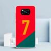 Чехол для телефона FootBall SuperStar Номер C 7 10 для Xiaomi Poco F7 Ultra X5 X6 X7 Pro M7 Redmi 15C 15 13C 13 12C 12 10C 10 10A 9 9C