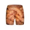 Мужские летние шорты с реалистичным 3D-принтом и едой, пляжные шорты, пляжные шорты для плавания