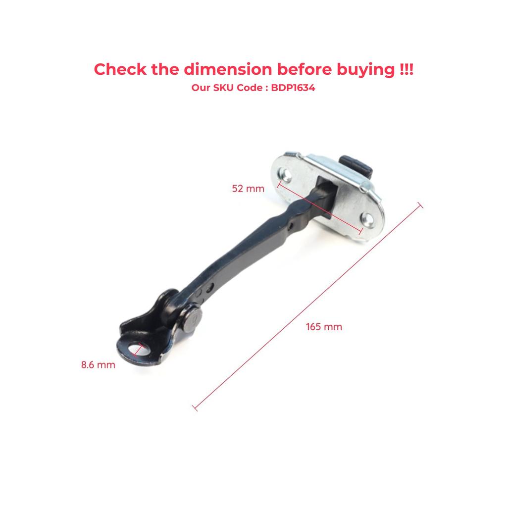 EDP1634 Front Door Stop Check Assy Limiter Strap for Nissan Micra MK5 K14 2016-2023 80430-5FA0A