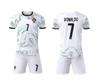 Portugal Away White No. 7 Ronaldo Soccer Jersey, Sizes 14-3XL for Kids & Adults