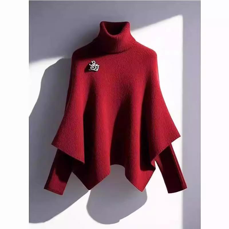 Модный женский зимний комплект из свитера и юбки-накидки: Новое, красивое и идеально подходящее для Рождества