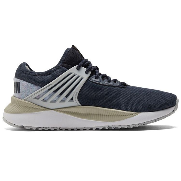 Puma Pacer Future Ткань Синтетическая кожа Более удобные Универсальные Низкие Повседневные кроссовки Унисекс Фиолетовый Серый 387267-02