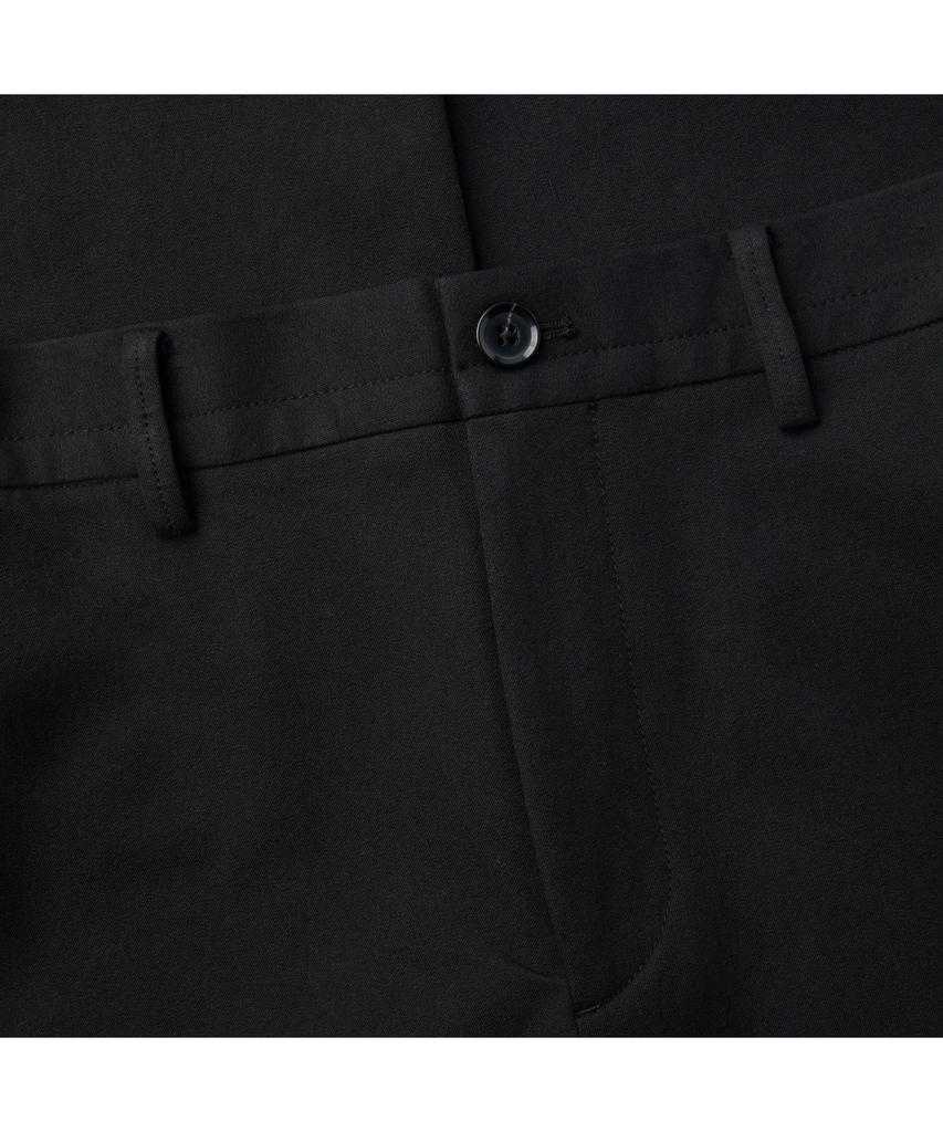 Keoseuuteommellou Черные хлопковые брюки Regular Fit C9Pam26101Bkx