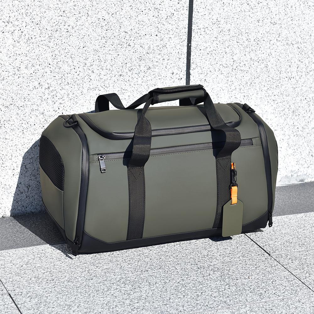 Men Large Capacity Luggage Bag for Business with Shoe Storage Lightweight Decompression Travel Bag