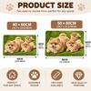 3D Printed Pomeranian Dog Mat Absorbent Animal Shaped Carpet Cute Diatom Mud Mat  Home Floor Decor
