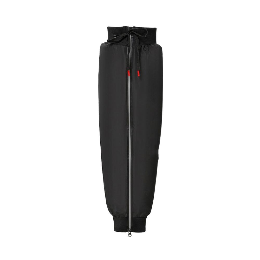 Reflective Zipper Thermal Kneecap Fleece-lined Motorcycle Leg Warmer Hiking