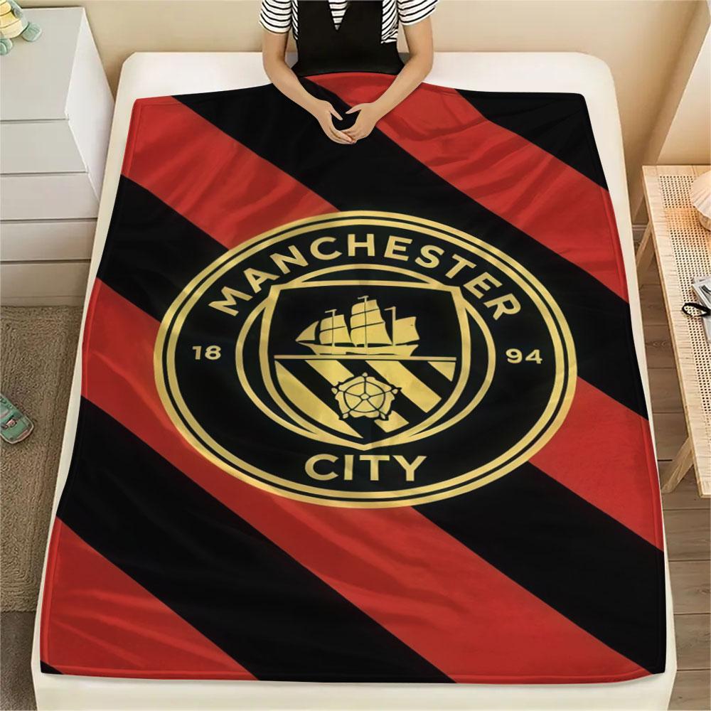 Bright MCFC Future Blanket, High quality Comfortable for All Seasons, Home Decor, Warmth and Comfort
