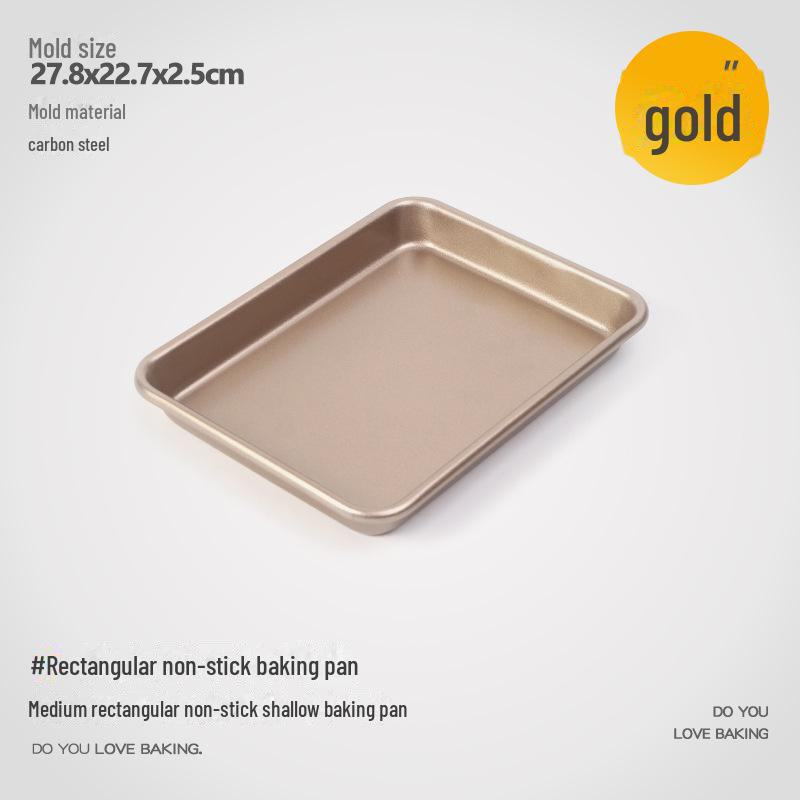 Прямоугольная форма для выпечки с антипригарным покрытием для тортов, булочек и многого другого