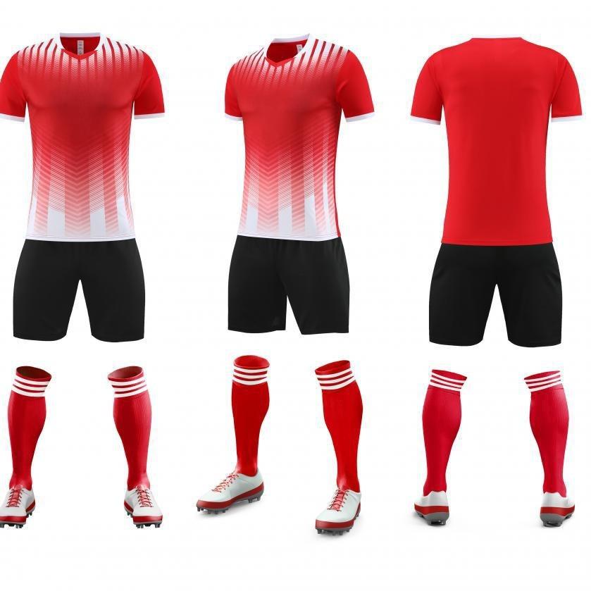 New High-Grade Football Jersey Suit Men'S Game Jersey Summer Football Training Jersey Short-Sleeved Jersey Short-Sleeved