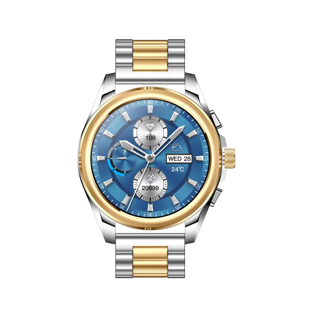 Rainbuvvy KC83 Bluetooth Call Smartwatch 1.43-дюймовый круглый экран JL7013A6 Android 1ATM водонепроницаемые часы 450 мАч поддержка нескольких языков пульсометр