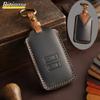 For Renault Captur Koleos Kadjar Zoe Arkana Espace Clio Megane Grand Scenic Sandero Dacia Duster Card Leather Car Key Cover