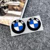 IQJD2 Car Steering Wheel Stickers Motorcycle Body Hub Decorative Sticker For BMW M Power Performance For BMW 50th Auto Car Accessory