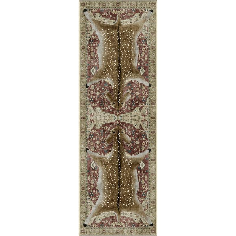Hallway Carpet Runner Rug Corridor Long Carpets Machine Washable Non-Slip Floor Mat Bedside Mats Cheetah Animal Home Decor Rugs