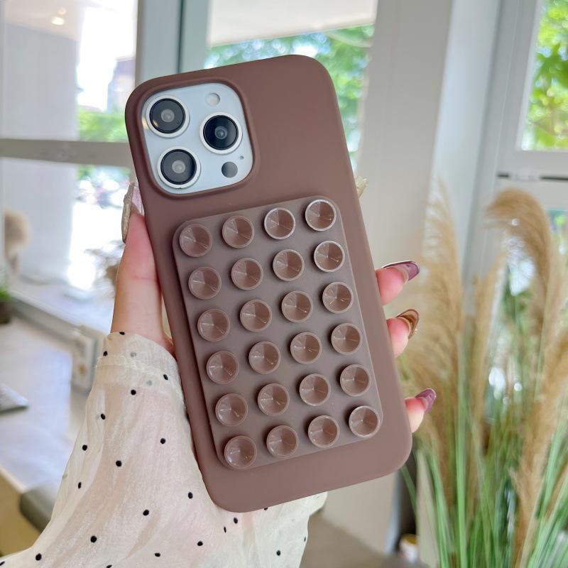 Многофункциональная силиконовая присоска - подставка для телефона и наклейка на заднюю панель