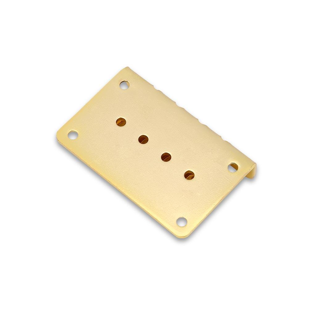 4-струнный фиксированный бридж сменные детали для электрогитар Cigarbox бас укулеле(Золото)