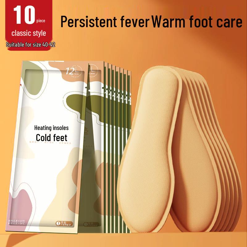 Самонагревающиеся стельки с экстрактом полыни — теплые пластыри для ног для женщин, мужчин и младенцев — 12-часовой обогрев для замерзших ног зимой.