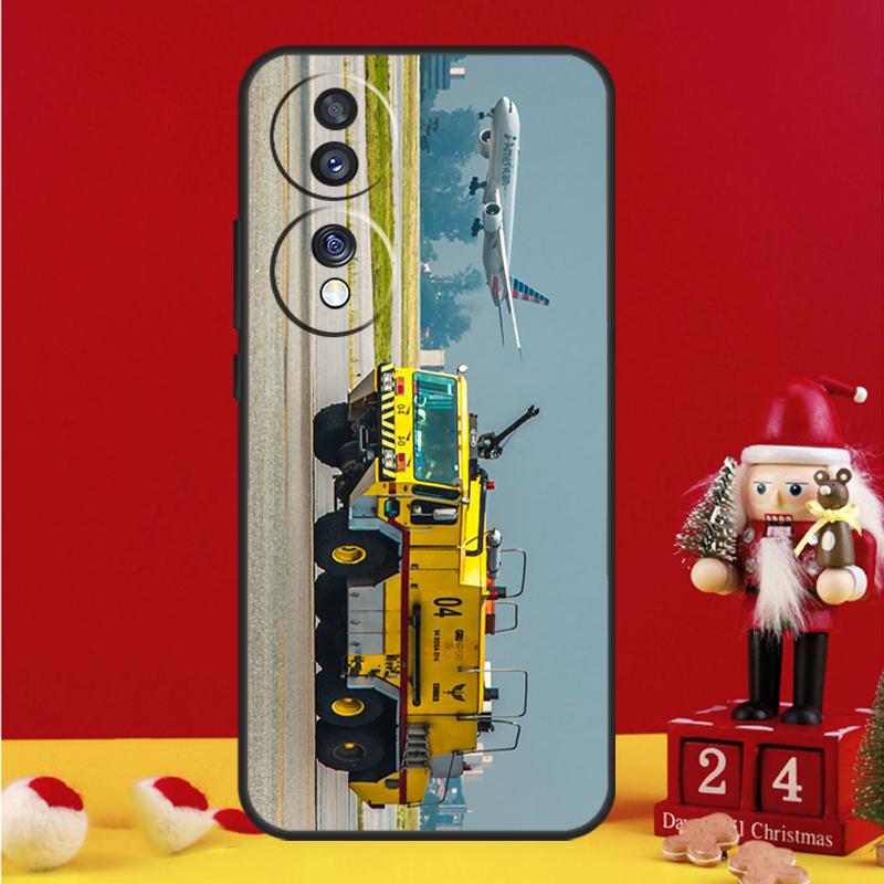 Fire Truck Case For Honor Magic 5 6 7 8 Pro Honor 200 400 50 70 90 Lite X8b X8c X9a X9b X9c Win RT Cover