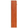 Headboard with Storage Space Wax Brown 135 cm Solid Pine Wood