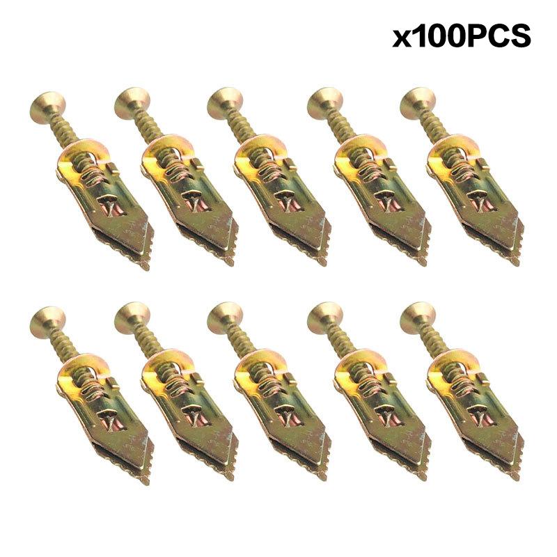20/50/100 Набор Саморезы Самосверлящие Анкеры Шурупы Анкеры для гипсокартона Расширительные гвозди Использование Для Гипсокартона