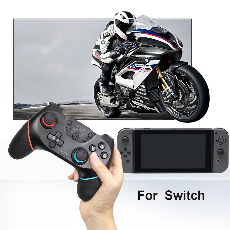 VAORLO Беспроводная поддержка Bluetooth-геймпада для Nintendo Switch Pro NS, игровой джойстик, контроллер для консоли Switch с 6 осями