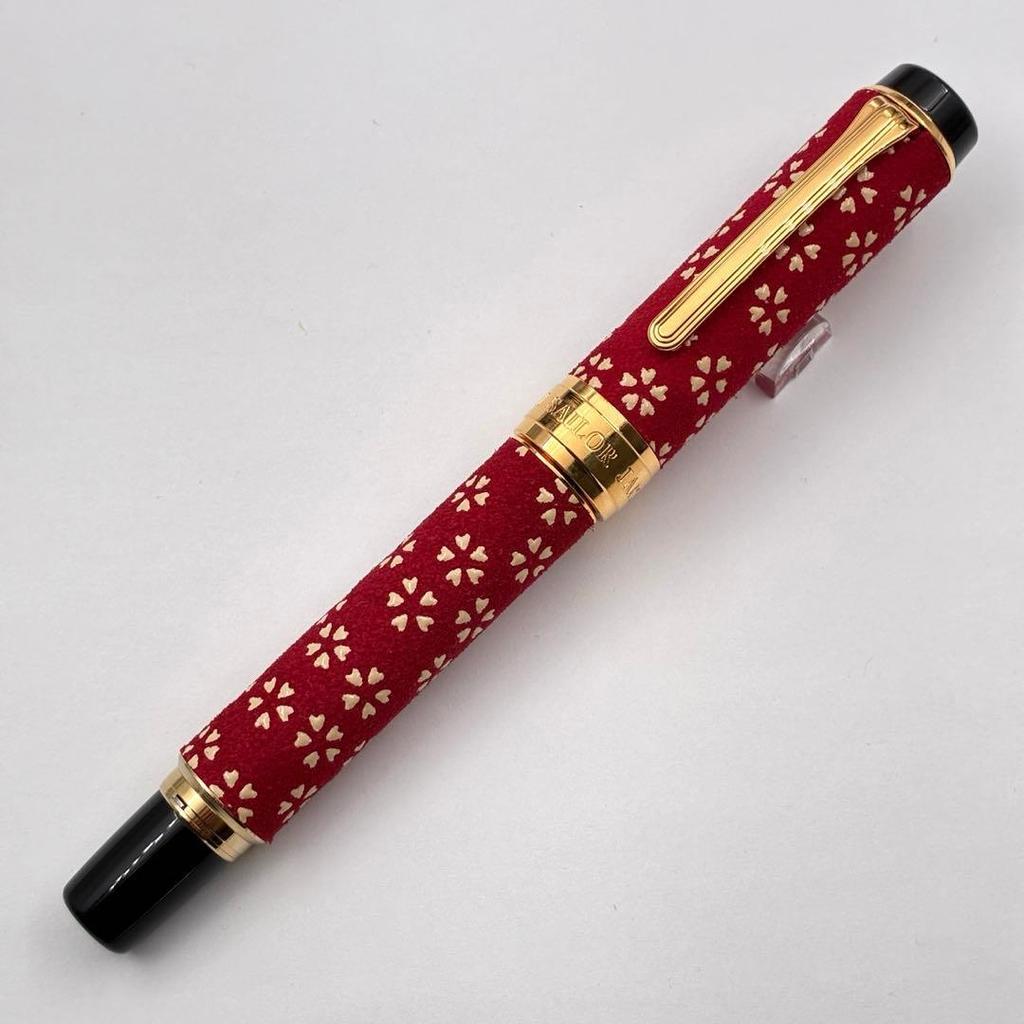Used SAILOR Fountain Pen Koshu Inden Fountain Pen Small Cherry Blossom 14K Medium Fine