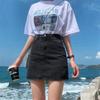 2021 Summer Women's High Waist A-Line Denim Skirt - Trendy, Slim-Fit, All-Match for Students