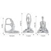3Pcs Yoga Women Statue Yoga Figures Modern Creative Yoga Figurine Sculpture for Yoga Studio Desk Indoor Dining Room Decoration