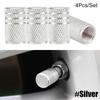 4Pcs/Set Tire Stem Valve Caps Aluminium Car Dustproof Caps Tire Wheel Stem Air Valve Caps zbfhp66