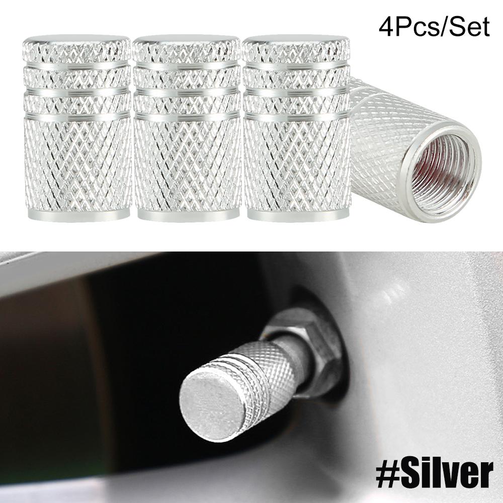 4Pcs/Set Tire Stem Valve Caps Aluminium Car Dustproof Caps Tire Wheel Stem Air Valve Caps zbfhp66