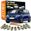 ZITWO 7 шт. Комплект светодиодных ламп для освещения салона и карты для Seat Mii 2011 2012 - 2015 2016 2017 2018 2019 2020 Лампа багажника Canbus