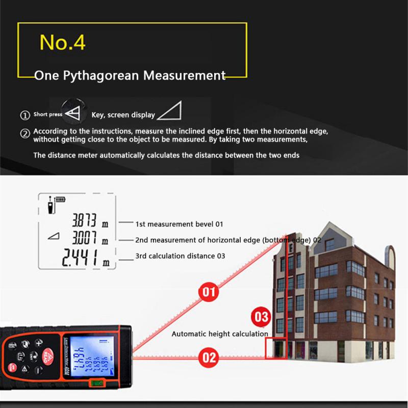 40м/60м лазерный дальномер лазерный профессиональный лазерный дальномер Trena дальномер лазерный метро лазерный дальномер