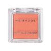 Monochrome Peach Blush Long-Lasting Matte Finish Smooth Waterproof Blush for Natural Delicate Cheeks