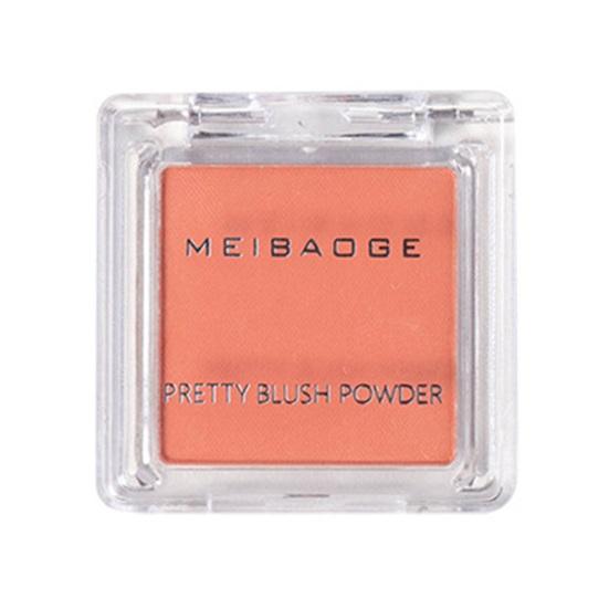 Monochrome Peach Blush Long-Lasting Matte Finish Smooth Waterproof Blush for Natural Delicate Cheeks