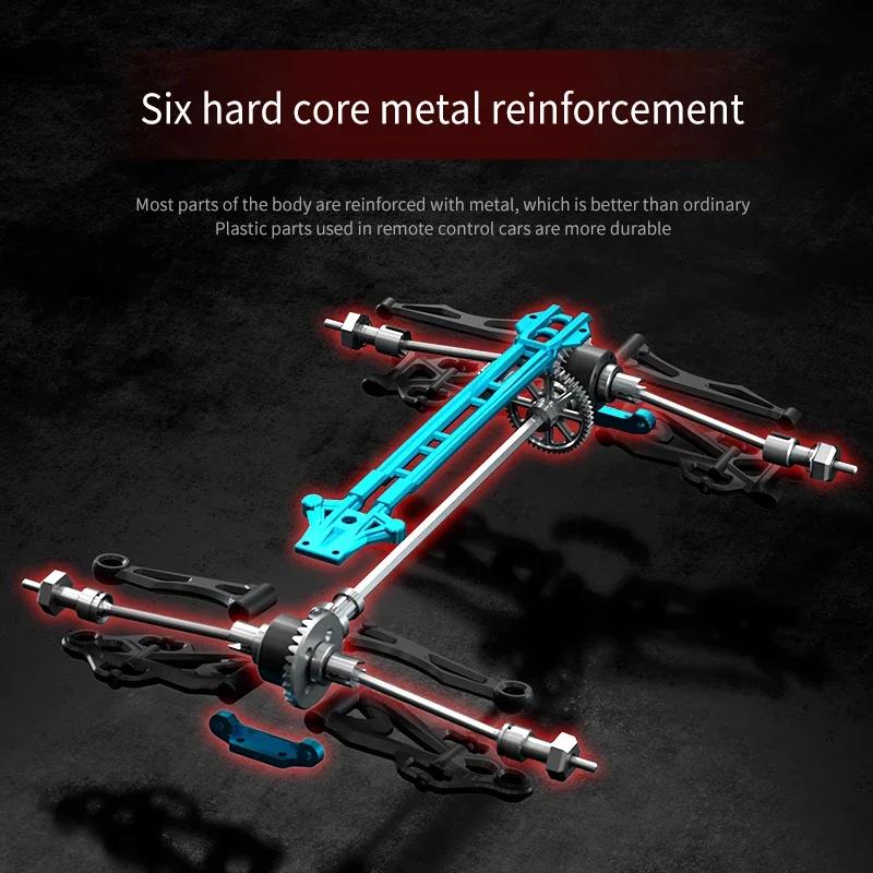 16103PRO 1:16 4WD RC Car with LED 2.4G Remote Control Cars 70KM/H High Speed Drift Monster Truck for Kids VS WLtoys 144001 Toys