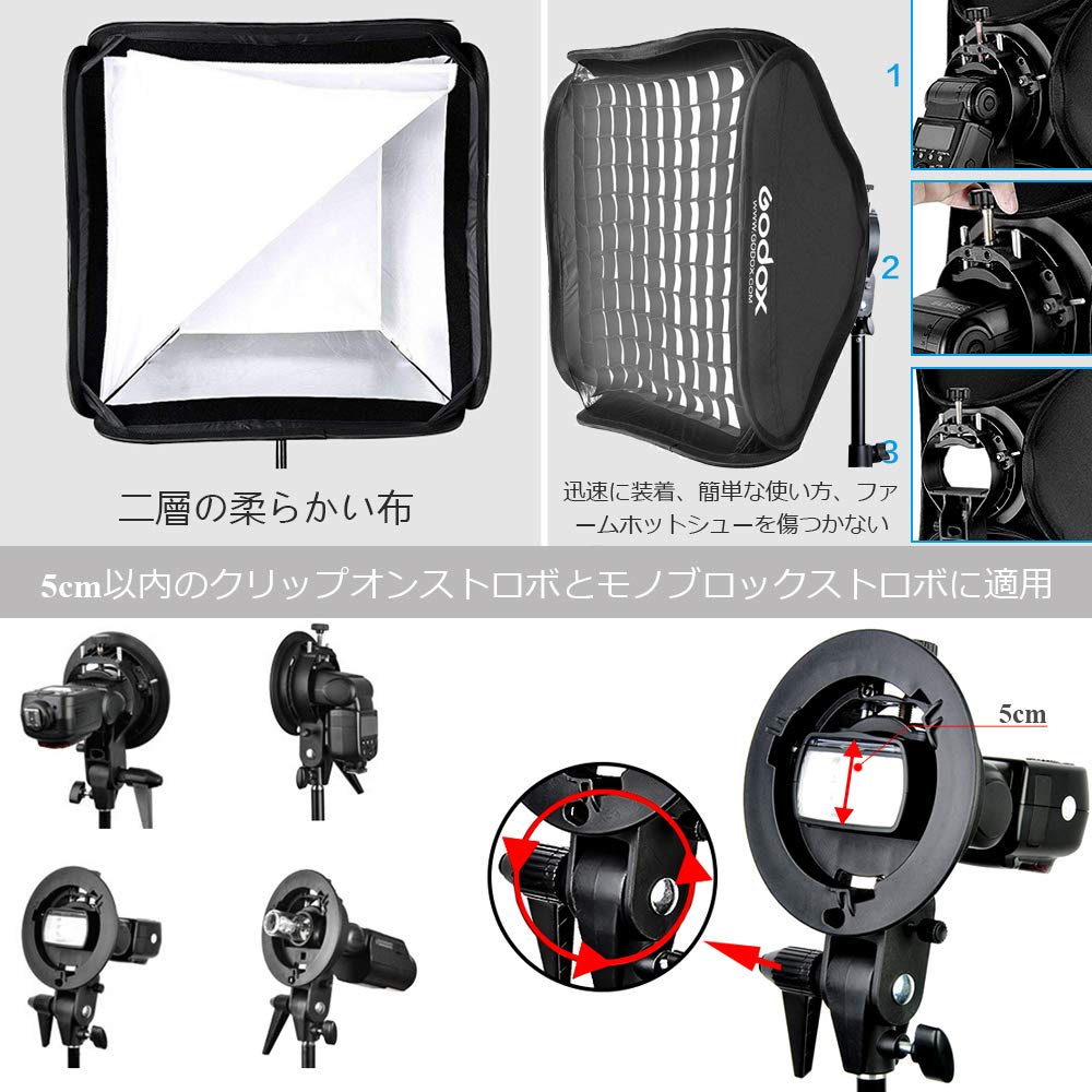 От GODOX 80x80 см сетчатый софтбокс Bowens крепление складной быстрое хранение для моноблочной вспышки подходит для студийного портрета Продукт Объект [Авторизованный