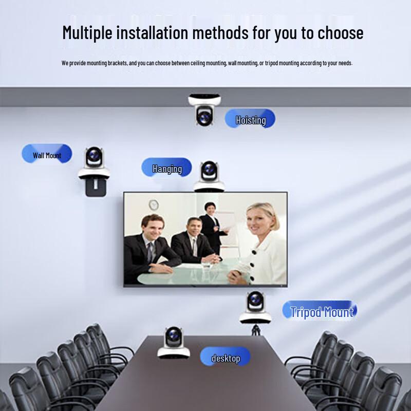 HOSODO HSD-4K90T 4K 12x Zoom Wide-Angle Video Conference Camera (CN version)