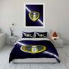 Leeds United FC logo. Bedding sets Duvet cover sets Duvet covers Pillowcases(1*Duvet Cover 2*Pillowcases without duvet insert)