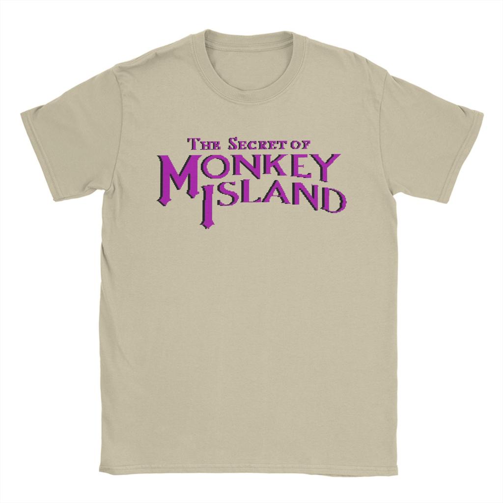 Monkey Island Секрет Острова Обезьян Оригинальная Графическая Печать Логотипа Футболка для Мужчин Женщин Хлопок Футболка Одежда