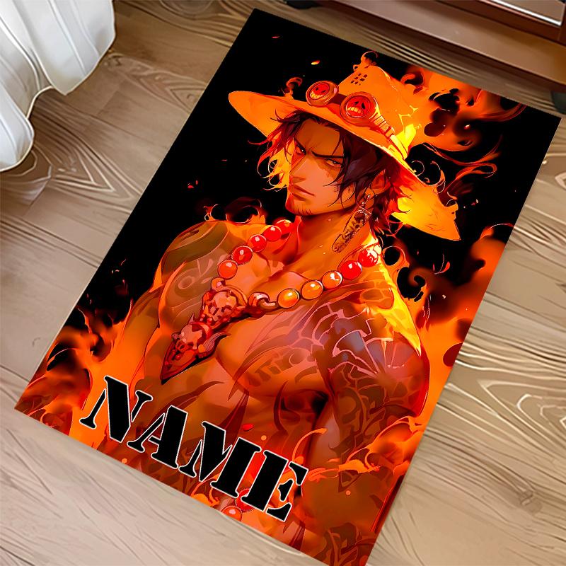 Custom personalization One Piece Print Area Rug - Soft, Washable Non-Slip Indoor Mat,Living Room,Home&Office Decorative Rug